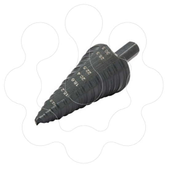 Imagem de 52084132 GSBM305 BROCA CÓNICA DE PASSO PG7 a PG21+30,5mm GREENLEE