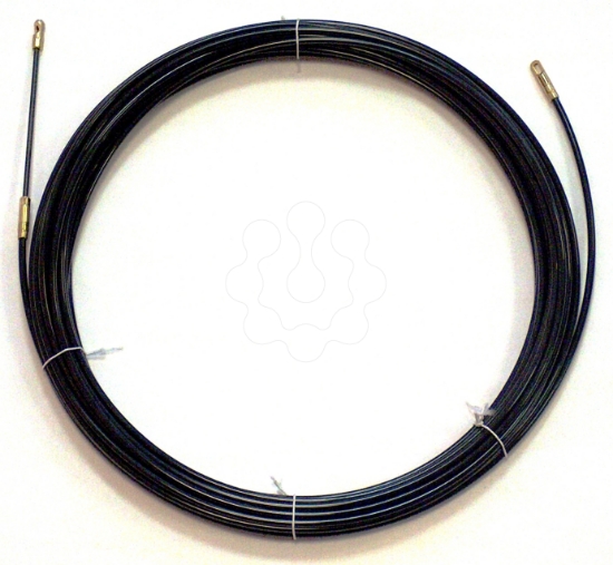 Imagem de SPEEDY SONDA 4/20 I N Guia para a passagem de cabos, NYLON PERLON 4mm PONTAS INTERMUTÁVEIS PRETA 20m RAYTECH
