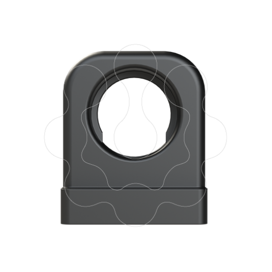 Imagem de BFH-10-0 BRAÇADEIRA p/ fixação de tubo corrugado NW10 Preto PMA