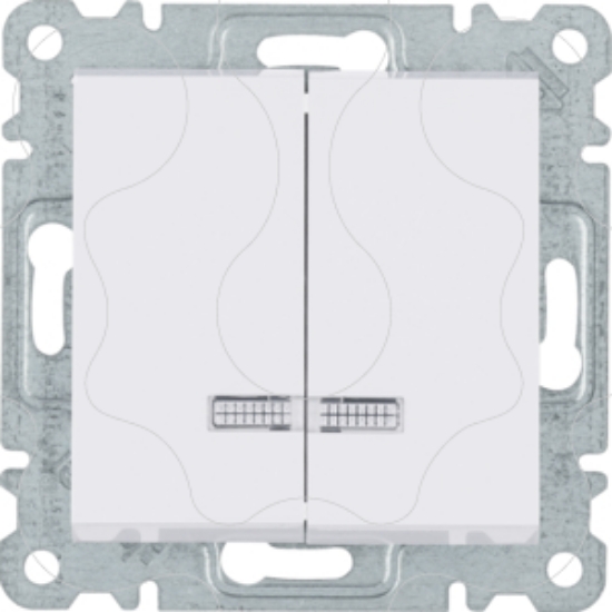 Imagem de lumina 2 Comut. lustre c/sinaliz, branco