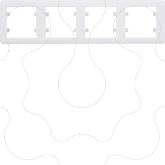 Imagem de lumina 2 Quadro x4 horizontal, branco