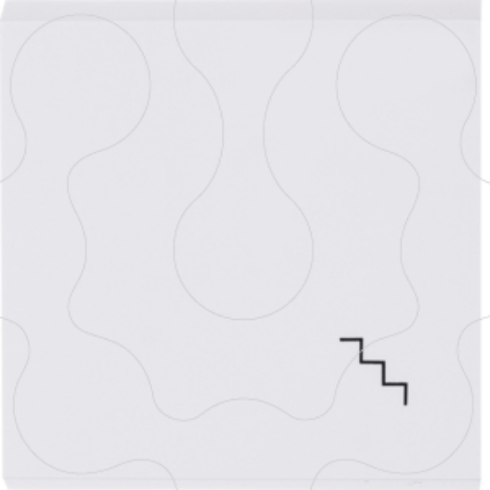 Imagem de lumina 2 Tecla símbolo escadas, branco