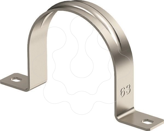 Imagem de Abracadeira metalica duas patilhas 25mm V4A 1.4571 2B