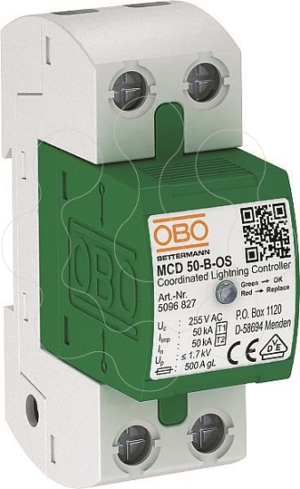 Imagem de Descarregador combinado com sinalizacao visual 255V