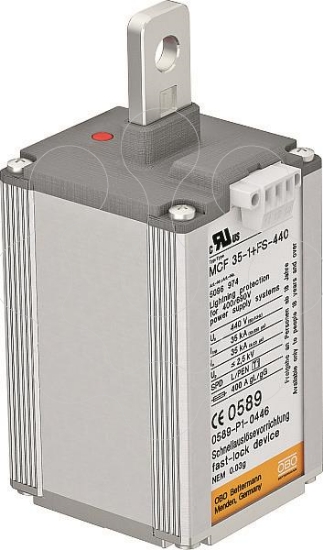 Imagem de Descarregador de sobretensoes versao unipolar 440V AlG aluminio
