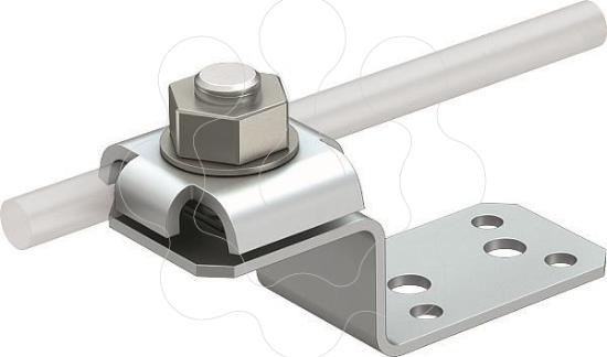 Imagem de Suporte de ligacao com dupla presilha 82x30x26 Alu aluminio