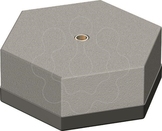 Imagem de Base para haste captora com rosca M16 BET