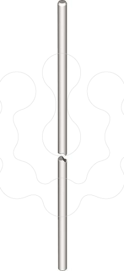 Imagem de Vara isolante 6000mm GFK