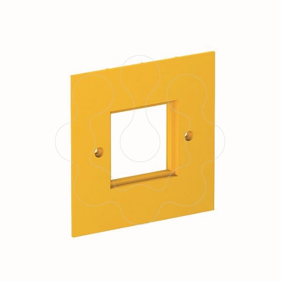 Imagem de Placa de cobertura simples Modul 45 95x95mm PA amarelo cadmio 1021
