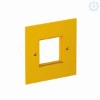 Imagem de Placa de cobertura simples Modul 45 95x95mm PA amarelo cadmio 1021