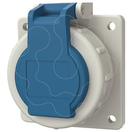 Imagem de Tomada de painel Schuko 16A 230V IP68