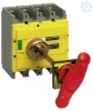 Imagem de interruptor seccionador Interpact INS630 4P punho vermelho/face frontal amarela