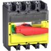 Imagem de interruptor seccionador Interpact INV 400 4P punho vermelho/face frontal amarela