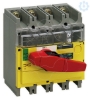 Imagem de interruptor seccionador Interpact INV 400 4P punho vermelho/face frontal amarela