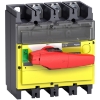 Imagem de interruptor seccionador Interpact INV 400 3P punho vermelho/face frontal amarela