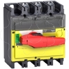 Imagem de interruptor seccionador Interpact INV 400 3P punho vermelho/face frontal amarela