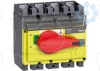 Imagem de interruptor seccionador Interpact INV 250 4P punho vermelho/face frontal amarela
