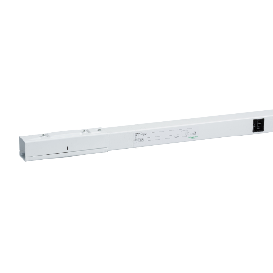 Imagem de Straight length, Canalis KBB, 40 A, 2 circuits 3L+N+PE and L+N+PE, 5 tap-off units, 3 m, white