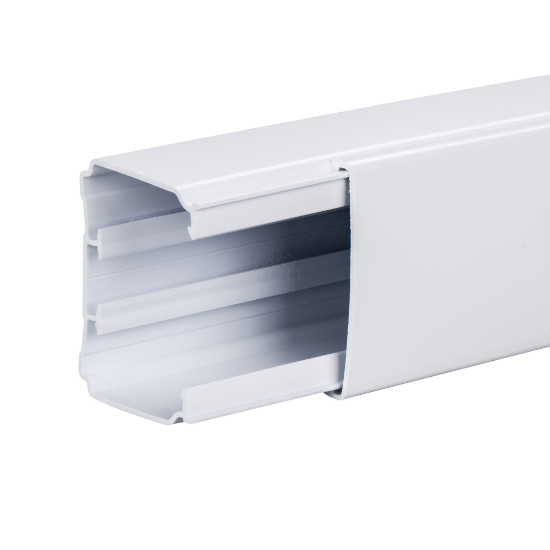 Imagem de Canal CD - trunking - 60 x 80 mm - 2 m length - 1 compartmet - white colour
