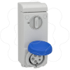 Imagem de Unika interlocked socket - 32 A - 2P + E - 200...250 V AC - IP65 - wall