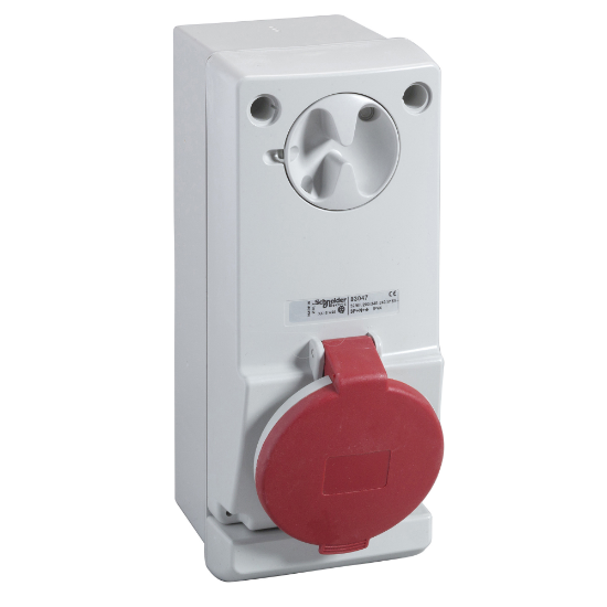 Imagem de Unika interlocked socket - 16 A - 3P + E - 380...415 V AC - IP44 - wall