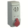 Imagem de Unika interlocked socket - 16 A - 3P + E - 380...415 V AC - IP44 - wall