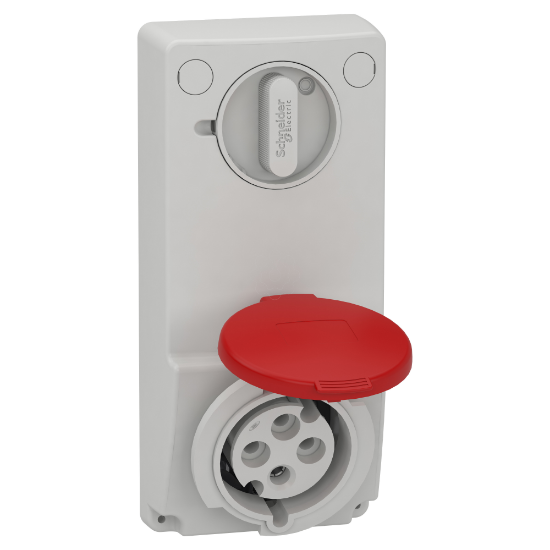 Imagem de Unika interlocked socket - 32 A - 3P + E - 380...415 V AC - IP44 - panel