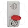 Imagem de Unika interlocked socket - 32 A - 3P + E - 380...415 V AC - IP44 - panel