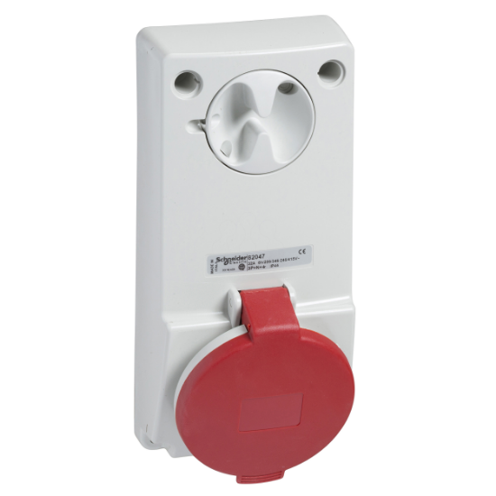 Imagem de Unika interlocked socket - 16 A - 3P + N + E - 380...415 V AC - IP44 - panel