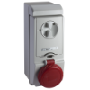 Imagem de Unika interlocked socket - 16 A - 3P + E - 380...415 V AC - IP65 - wall