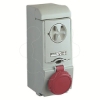 Imagem de Unika interlocked socket - 16 A - 3P + E - 380...415 V AC - IP65 - wall