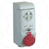 Imagem de Unika interlocked socket - 16 A - 3P + E - 380...415 V AC - IP65 - wall