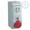 Imagem de Unika interlocked socket - 16 A - 3P + E - 380...415 V AC - IP65 - wall