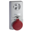 Imagem de Unika interlocked socket - 16 A - 3P + E - 380...415 V AC - IP65 - panel