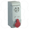 Imagem de Unika interlocked socket - 16 A - 2P + E - 380...415 V AC - IP44 - wall