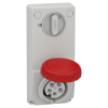 Imagem de Unika interlocked socket - 16 A - 3P + N + E - 380...415 V AC - IP65 - panel