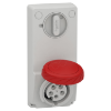 Imagem de Unika interlocked socket - 16 A - 3P + N + E - 380...415 V AC - IP65 - panel