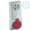 Imagem de Unika interlocked socket - 16 A - 3P + N + E - 380...415 V AC - IP65 - panel