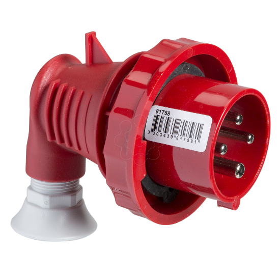 Imagem de PratiKa wander plug - angled - 16 A - 3P + N + E - 380...415 V AC - IP67