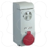 Imagem de Unika interlocked socket - 32 A - 3P + N + E - 380...415 V AC - IP65 - wall