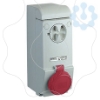 Imagem de Unika interlocked socket - 32 A - 3P + N + E - 380...415 V AC - IP65 - wall