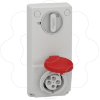 Imagem de Unika interlocked socket - 16 A - 3P + E - 380...415 V AC - IP44 - panel