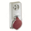 Imagem de Unika interlocked socket - 16 A - 3P + N + E - 380...415 V AC - IP44 - panel