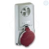 Imagem de Unika interlocked socket - 16 A - 3P + N + E - 380...415 V AC - IP44 - panel