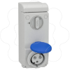 Imagem de Unika interlocked socket - 32 A - 2P + E - 200...250 V AC - IP44 - wall