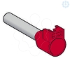 Imagem de ponteira simp. p/ lingueta porta-ref. de encaixar – tm longo – 35 mm2 - vermelho