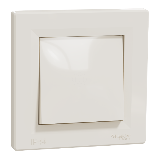 Imagem de Asfora - Comutador de escada - 10A - IP44 - Creme