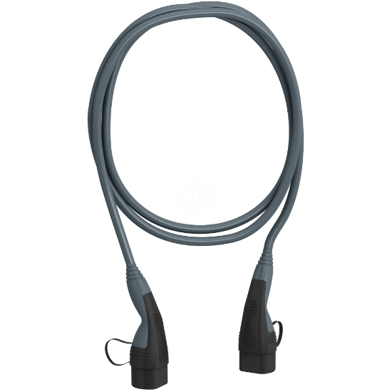 Imagem de EVlink Charging cable 5m 32A 3-Phase T2-T2 IEC EV accessory