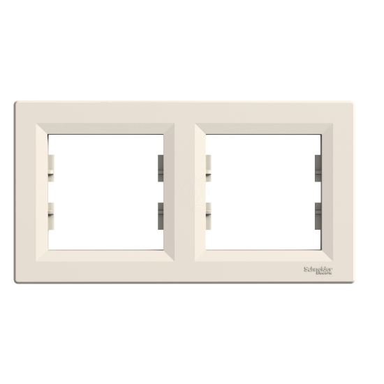 Imagem de Asfora - Quadro horizontal 2 elementos - Creme