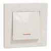 Imagem de Asfora - Interruptor unipolar - luminoso - 10A - Creme